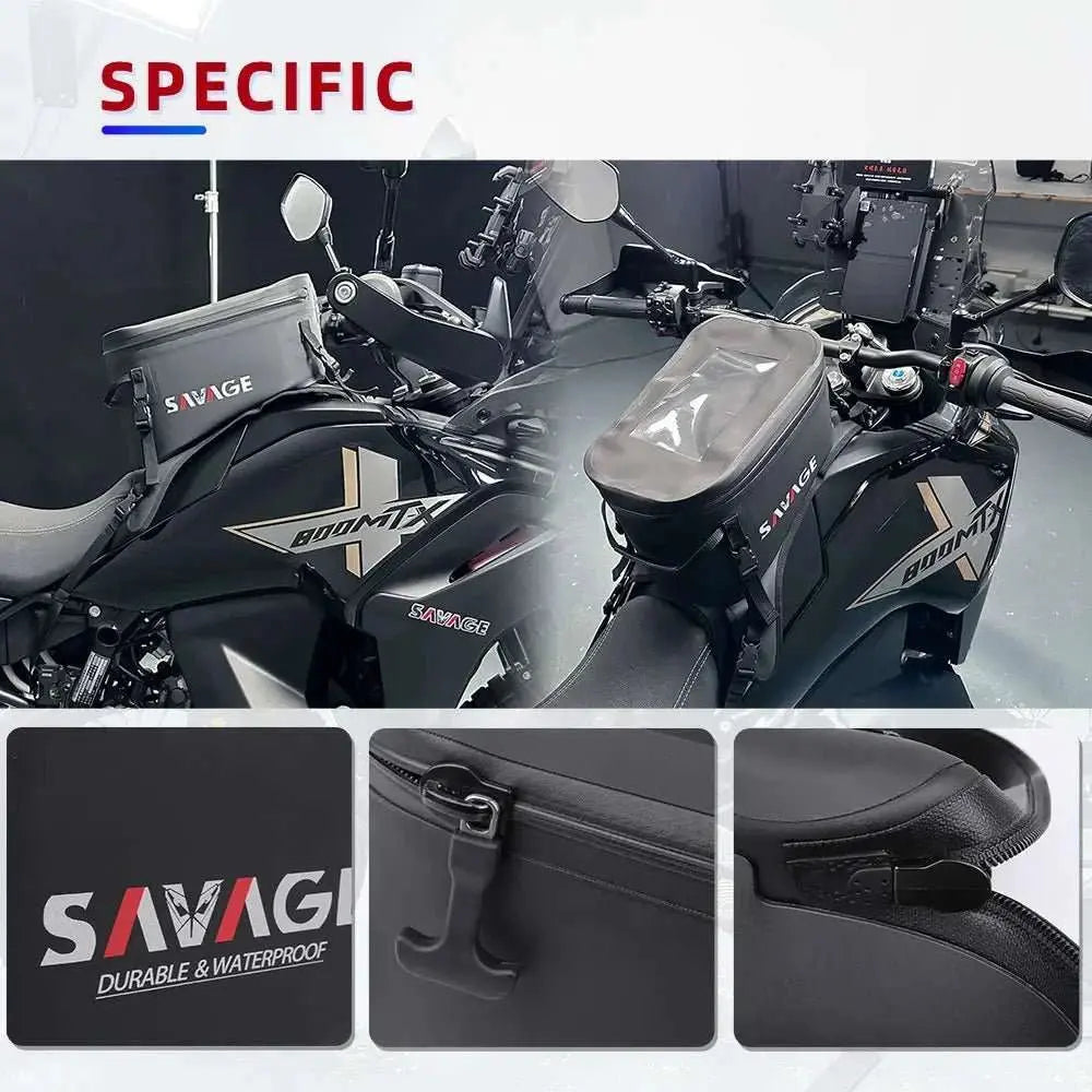 Motorcycle Waterproof Detachable Fuel Tank Bag For CFMOTO 800MT - X 700MT 450MT 2024 2025 800 MT - X CF800MT - X Luggage Storage Cargo - AMIR BAGS INDIA PRIVATE LIMITED
