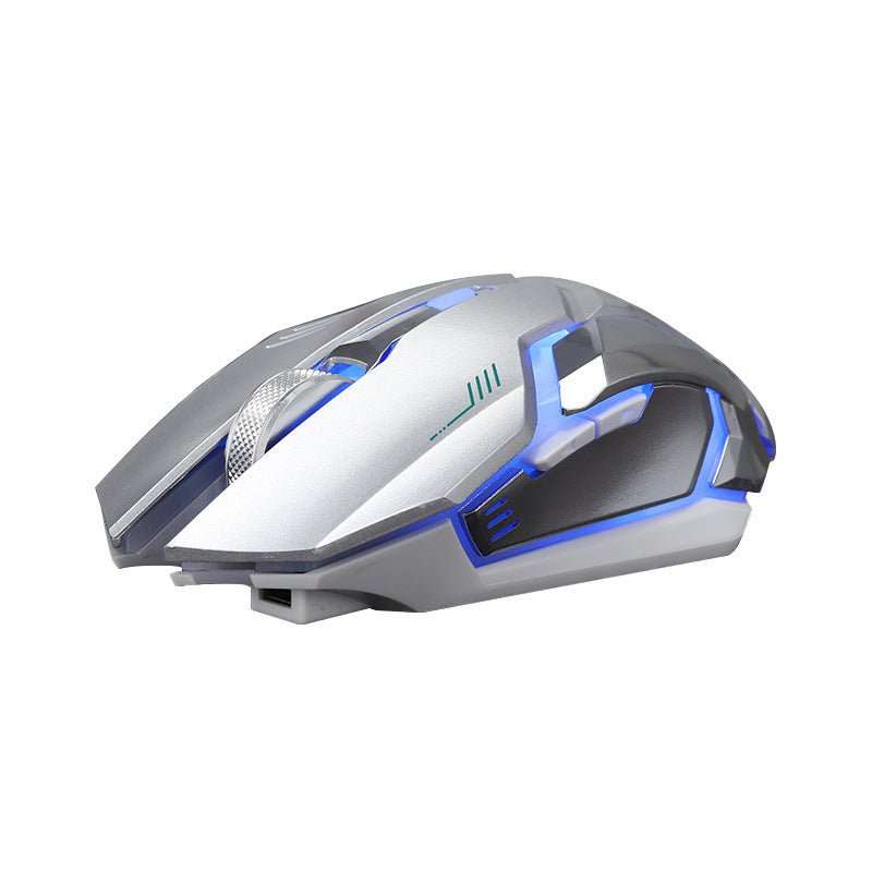 Mouse Wireless Rechargeable Notebook Desktop Home Office Universal Game Mute Luminous - AMIR BAGS INDIA PRIVATE LIMITED