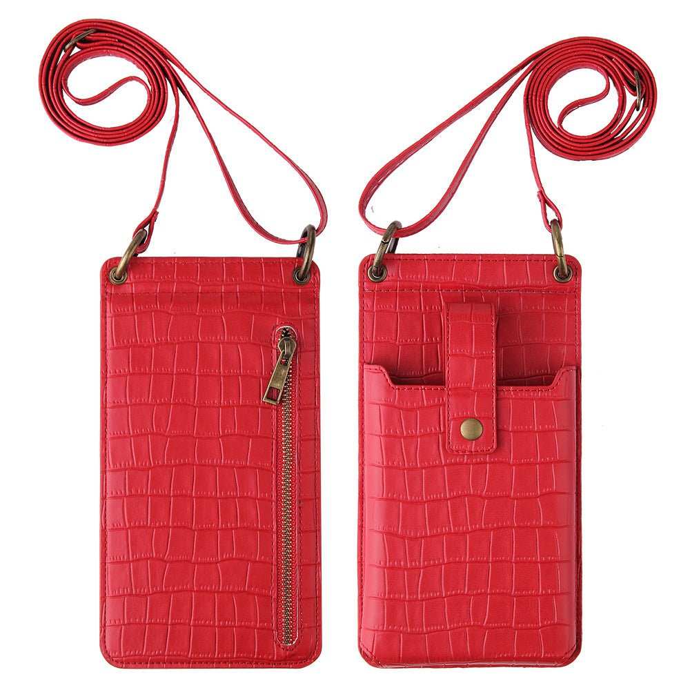 Multi - function Crossbody Bags For Mobile Phone Crocodile - pattern Wallet Card Holder - AMIR BAGS INDIA PRIVATE LIMITED