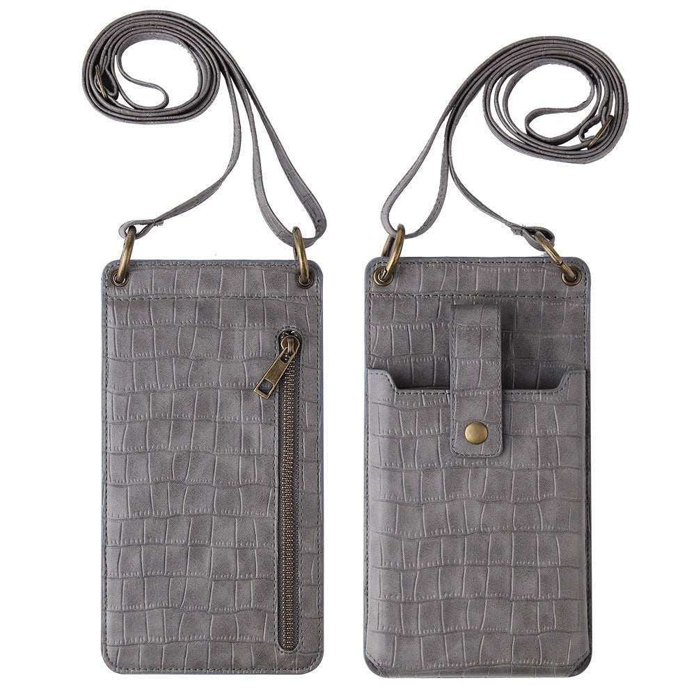 Multi - function Crossbody Bags For Mobile Phone Crocodile - pattern Wallet Card Holder - AMIR BAGS INDIA PRIVATE LIMITED