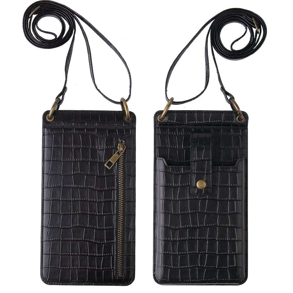 Multi - function Crossbody Bags For Mobile Phone Crocodile - pattern Wallet Card Holder - AMIR BAGS INDIA PRIVATE LIMITED