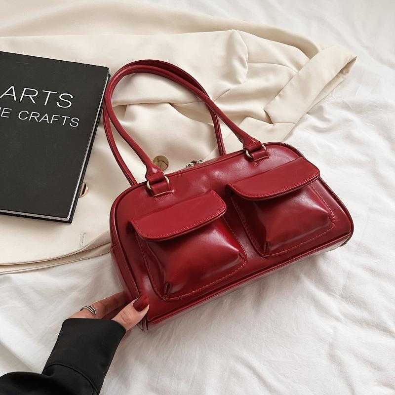 Multi - pocket Design Shoulder Bag Fashion Versatile Square Handbags Women Underarm Bags - AMIR BAGS INDIA PRIVATE LIMITED