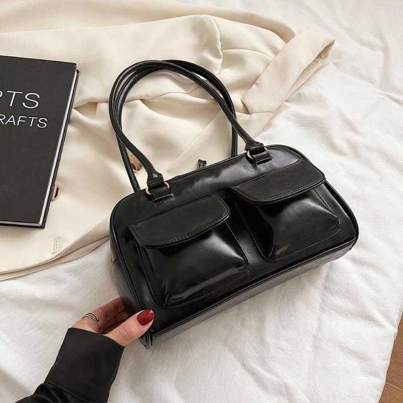Multi - pocket Design Shoulder Bag Fashion Versatile Square Handbags Women Underarm Bags - AMIR BAGS INDIA PRIVATE LIMITED