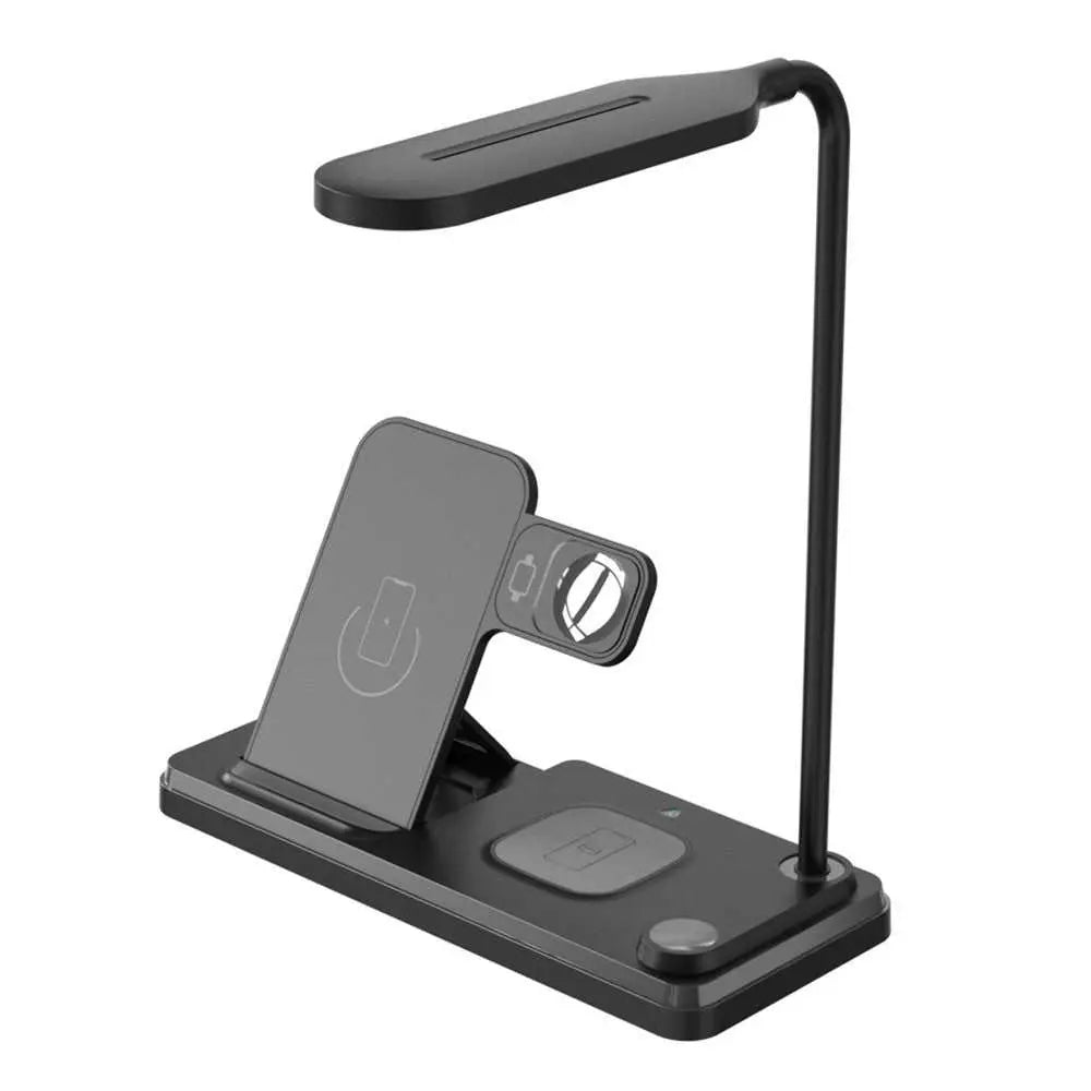 Multifunctional Foldable Table Lamp 4 In 1 15W Fast ChargeProduct Details:Input parameters: 12Output parameters: 15Type: Four in oneIndication function: with indication functionInterface: Type CColor: black, whitePackage CoDropshipmanAMIR BAGS INDIA PRIVATE LIMITEDnull