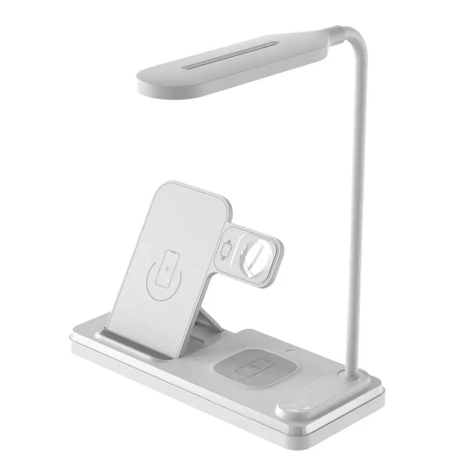 Multifunctional Foldable Table Lamp 4 In 1 15W Fast ChargeProduct Details:Input parameters: 12Output parameters: 15Type: Four in oneIndication function: with indication functionInterface: Type CColor: black, whitePackage CoDropshipmanAMIR BAGS INDIA PRIVATE LIMITEDnull