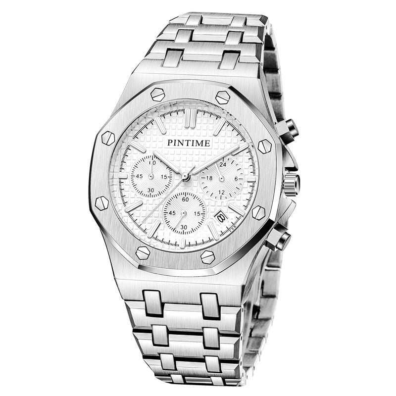 Multifunctional Six - pin Business Casual Fashion Waterproof Quartz Watch - AMIR BAGS INDIA PRIVATE LIMITED