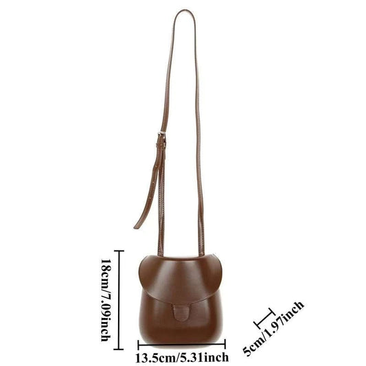 Net red 2025 new ins super fire mini bag Korean retro saddle bag single shoulder crossbody hitchhiking cell phone bag female - AMIR BAGS INDIA PRIVATE LIMITED