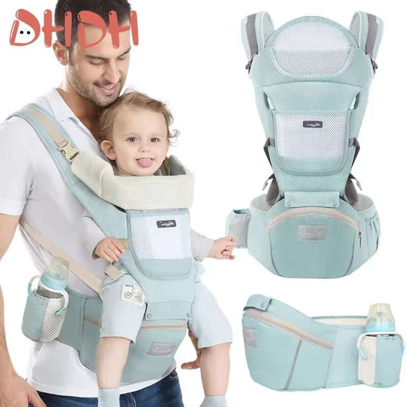 New Adjustable Ergonomic Baby Carrier Four Seasons Universal Baby Carrying Bag Waist Stool Strap Portable & Multifunctional - AMIR BAGS INDIA PRIVATE LIMITED