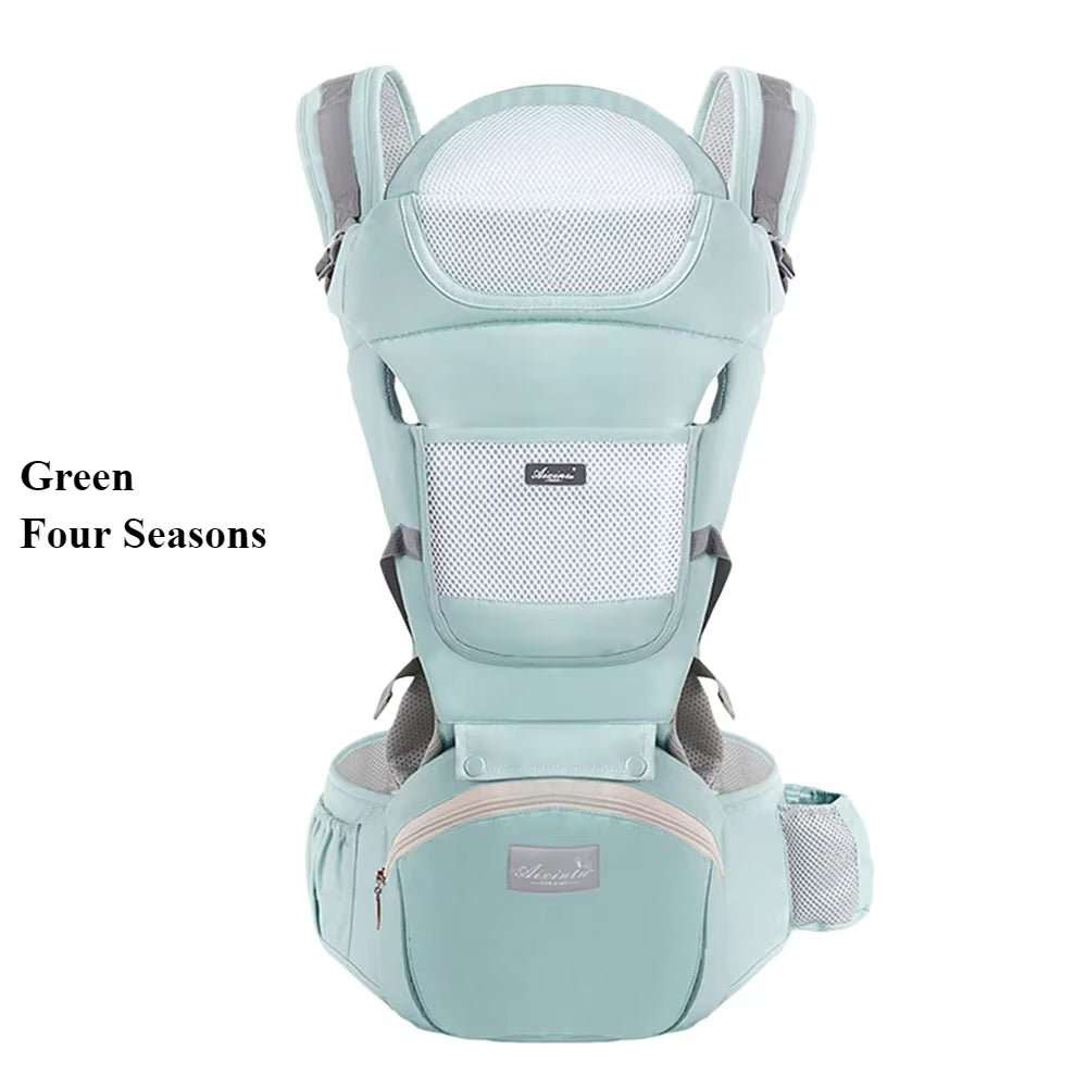 New Adjustable Ergonomic Baby Carrier Four Seasons Universal Baby Carrying Bag Waist Stool Strap Portable & Multifunctional - AMIR BAGS INDIA PRIVATE LIMITED