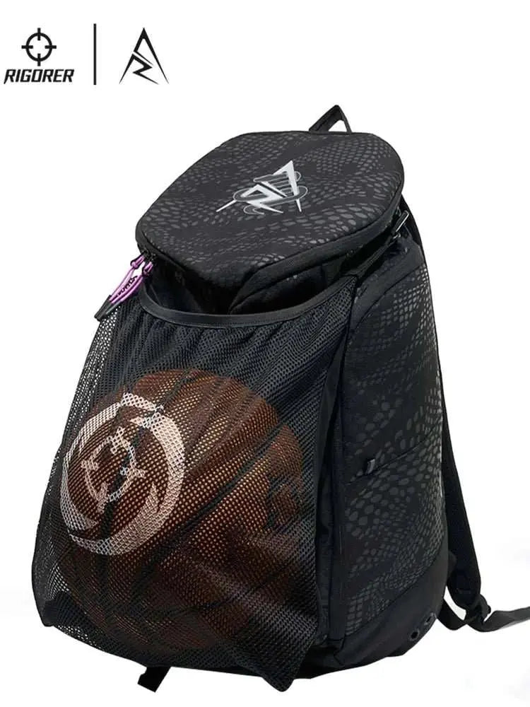 New Arrival! RIGORER Basketball Backpack, Large - Capacity Sports Bag for Fitness Training & Travel Storage, Durable & Practical - AMIR BAGS INDIA PRIVATE LIMITED