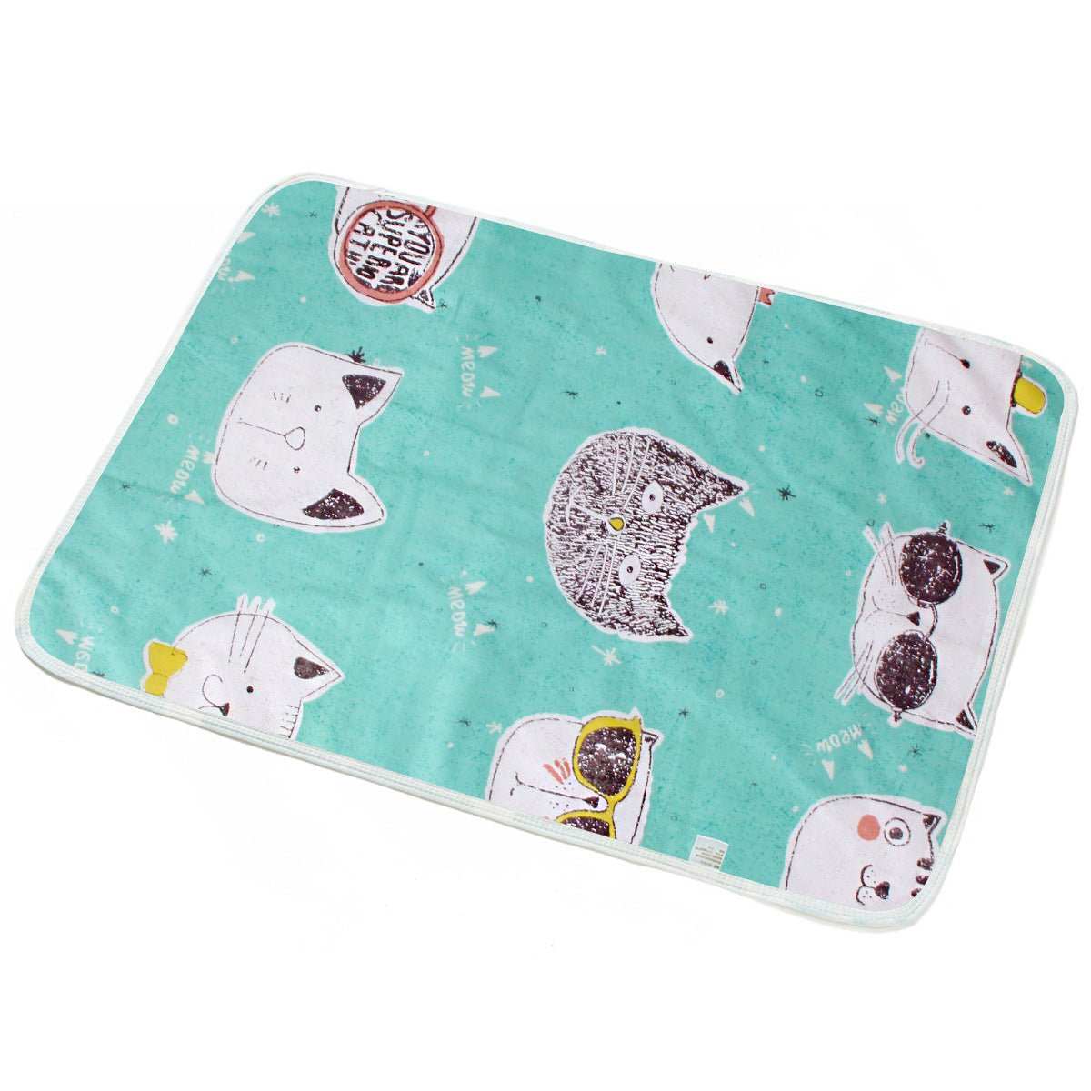 New Baby Breathable And Baby Changing Cotton Cartoon Waterproof Pad - AMIR BAGS INDIA PRIVATE LIMITED