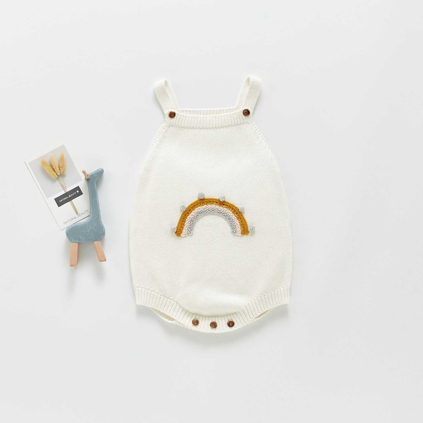 New Baby Girl Baby Knitted Strap Jumper - AMIR BAGS INDIA PRIVATE LIMITED