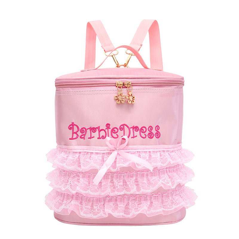 New children's Dance Bag Girls Dance backpack, bag, Ballet Bag, lovable yarn skirt - AMIR BAGS INDIA PRIVATE LIMITED
