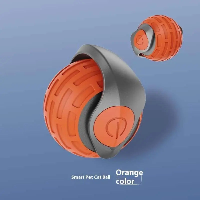 New Interactive Cat Toys Ball Auto Electric Rolling Ball Toys For Cat Kitty Pets Smart Automatic Teaser USB Rechargeable Cat Toy Pet Products - AMIR BAGS INDIA PRIVATE LIMITED