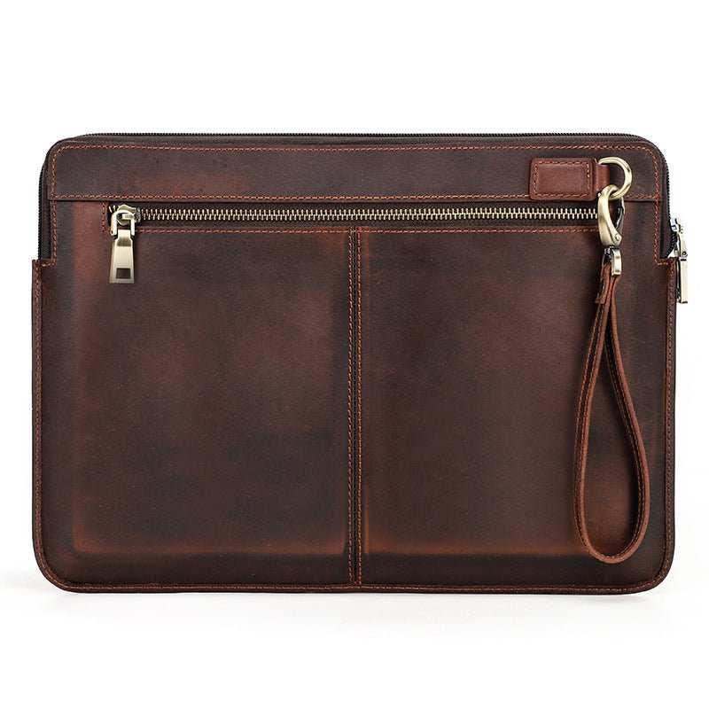 New Protective Case Crazy Horse Leather Notebook Computer Liner Bag - AMIR BAGS INDIA PRIVATE LIMITED