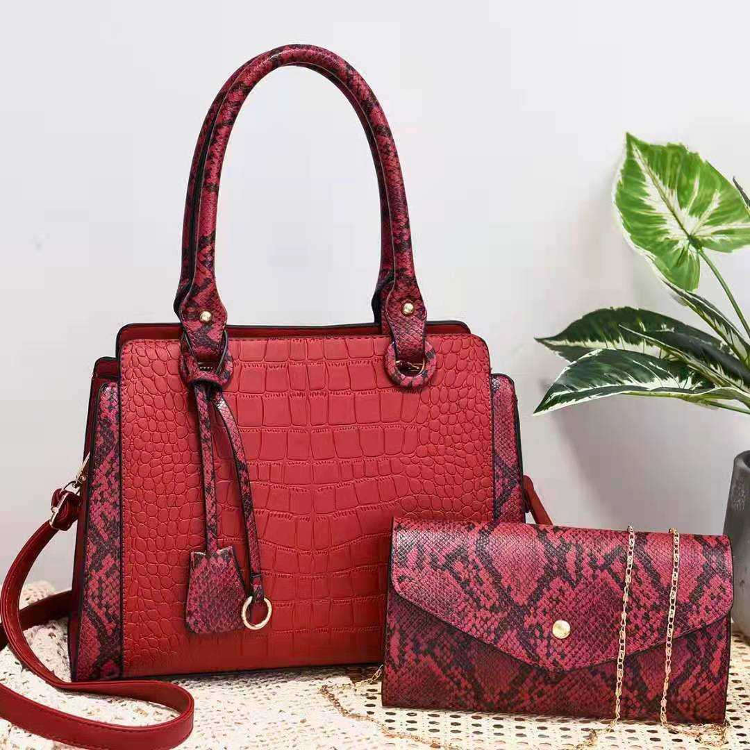 New Serpentine Stitching Fashion Combination Bags - AMIR BAGS INDIA PRIVATE LIMITED