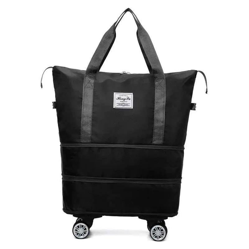 New Universal Wheel Travel Bag With Double - layer Dry And Wet Separation Fitness Yoga Shoulser Bags Sports Fitness Large Capacity Handbag Women - AMIR BAGS INDIA PRIVATE LIMITED