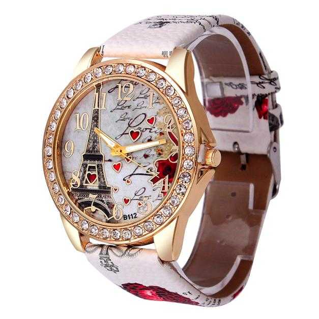New Vintage Paris Eiffel Tower Women's Quartz Watch Women Girls Ladies Students Casual Wristwatch Relojes - AMIR BAGS INDIA PRIVATE LIMITED