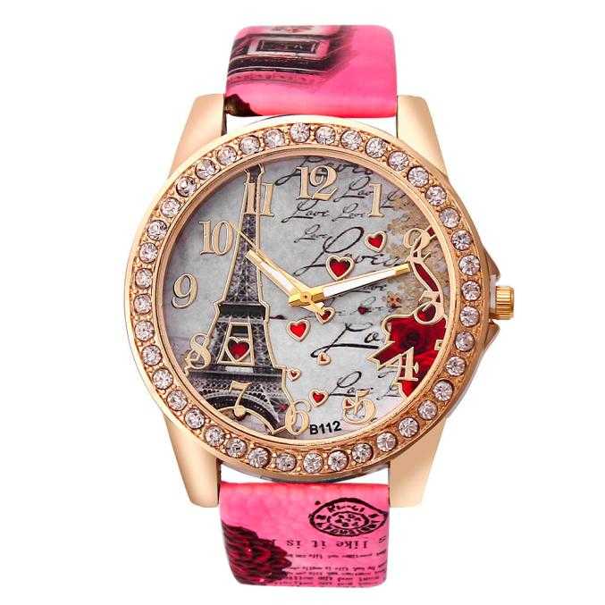 New Vintage Paris Eiffel Tower Women's Quartz Watch Women Girls Ladies Students Casual Wristwatch Relojes - AMIR BAGS INDIA PRIVATE LIMITED