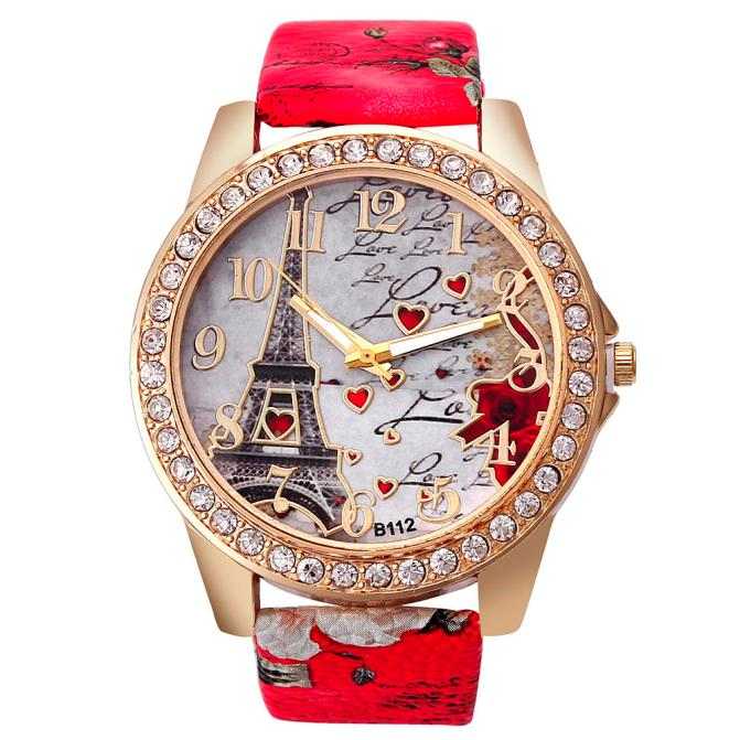 New Vintage Paris Eiffel Tower Women's Quartz Watch Women Girls Ladies Students Casual Wristwatch Relojes - AMIR BAGS INDIA PRIVATE LIMITED