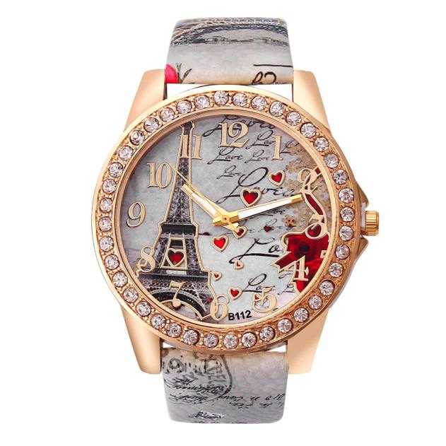 New Vintage Paris Eiffel Tower Women's Quartz Watch Women Girls Ladies Students Casual Wristwatch Relojes - AMIR BAGS INDIA PRIVATE LIMITED