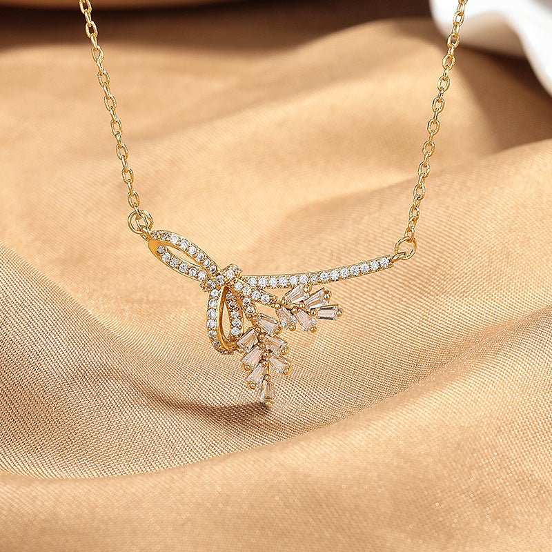 New Wheat Tassel Necklace Women's Design Sense - AMIR BAGS INDIA PRIVATE LIMITED