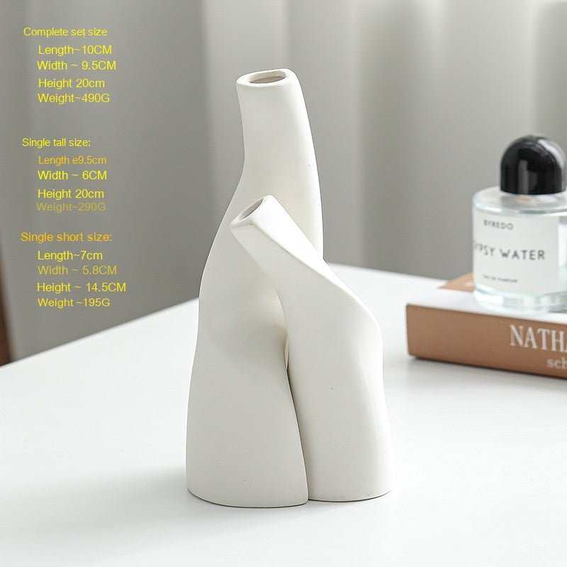 Nordic Home Decoration Ornaments Ceramic Vases - AMIR BAGS INDIA PRIVATE LIMITED