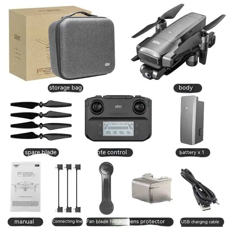 Obstacle Avoidance UAV Digital Image Transmission HD Aerial CameraProduct information:Color: F22S-digital image transmission laser obstacle avoidance (official full set) Toy material: Plastic Product Size: Unfold: 35*35 * 8cm, foldDropshipmanAMIR BAGS INDIA PRIVATE LIMITEDnull