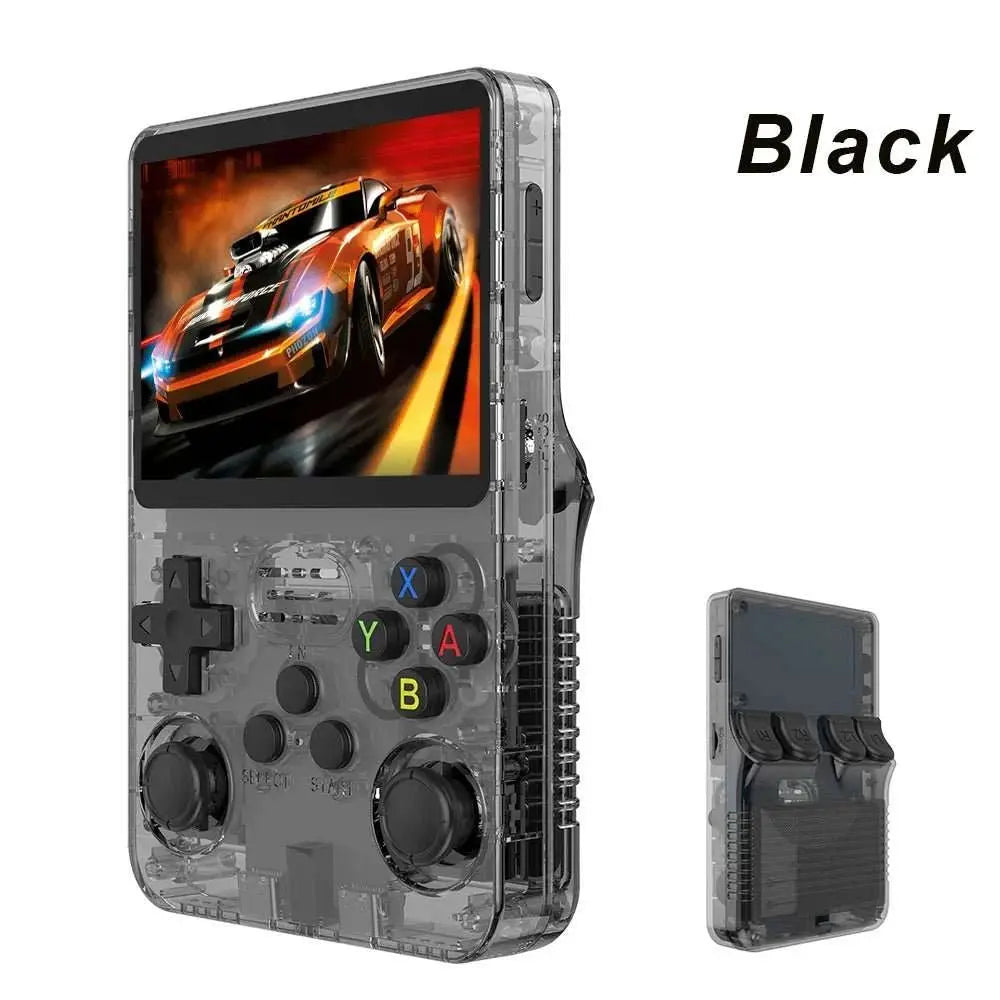 Open Source R36S Retro Handheld Video Game Console Linux System 3.5 Inch IPS Screen Portable Pocket Video Player R35S 64GB Games - AMIR BAGS INDIA PRIVATE LIMITED