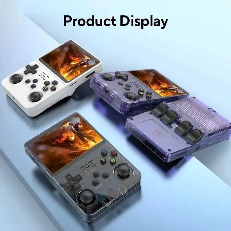 Open Source R36S Retro Handheld Video Game Console Linux System 3.5 Inch IPS Screen Portable Pocket Video Player R35S 64GB Games - AMIR BAGS INDIA PRIVATE LIMITED