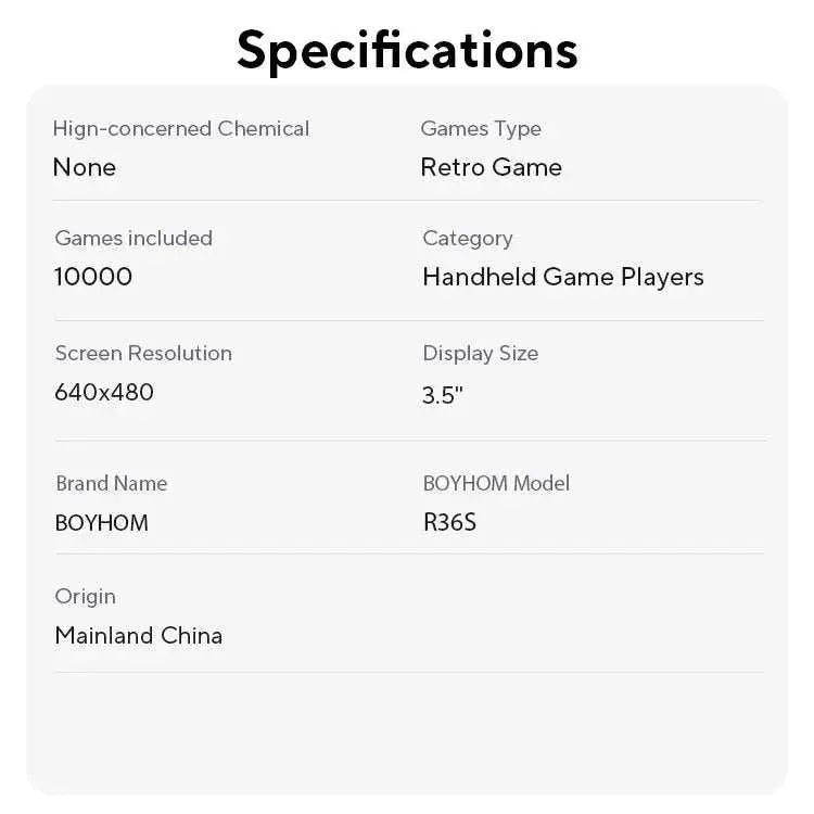 Open Source R36S Retro Handheld Video Game Console Linux System 3.5 Inch IPS Screen Portable Pocket Video Player R35S 64GB Games - AMIR BAGS INDIA PRIVATE LIMITED