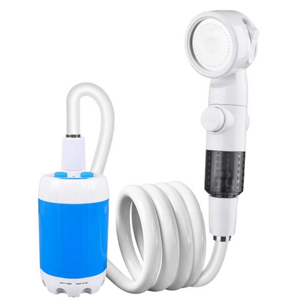 Outdoor Camping Shower Portable Electric Shower Gadgets Waterproof 5000mAh Rechargeable Battery Powered For Hiking Traveling - AMIR BAGS INDIA PRIVATE LIMITED