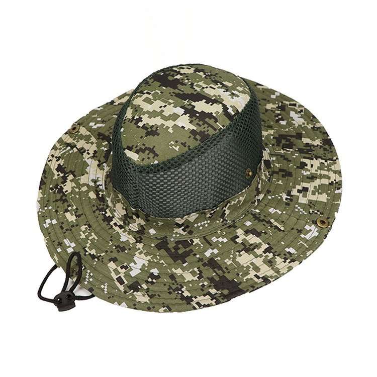 Outdoor Hat Digital Camouflage Hat Fisherman Hat Fishing Hat Sun Visor Big Brim Hat Mountaineering Hat Benni Hat Korea - AMIR BAGS INDIA PRIVATE LIMITED