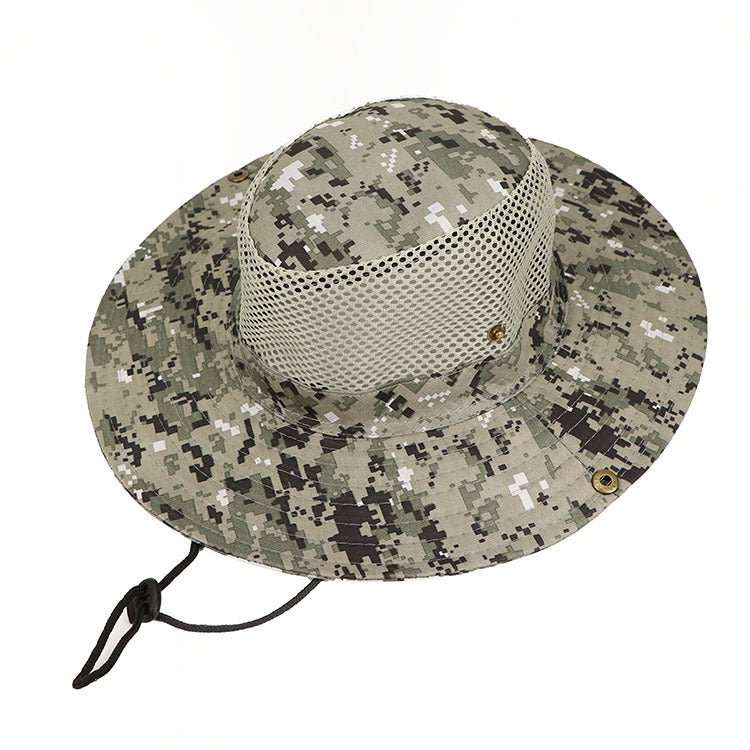 Outdoor Hat Digital Camouflage Hat Fisherman Hat Fishing Hat Sun Visor Big Brim Hat Mountaineering Hat Benni Hat Korea - AMIR BAGS INDIA PRIVATE LIMITED