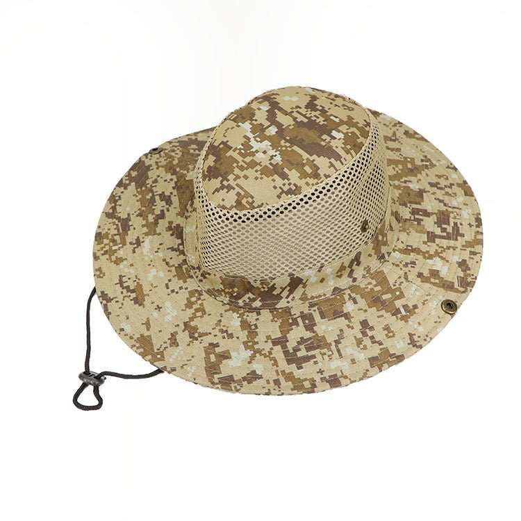 Outdoor Hat Digital Camouflage Hat Fisherman Hat Fishing Hat Sun Visor Big Brim Hat Mountaineering Hat Benni Hat Korea - AMIR BAGS INDIA PRIVATE LIMITED