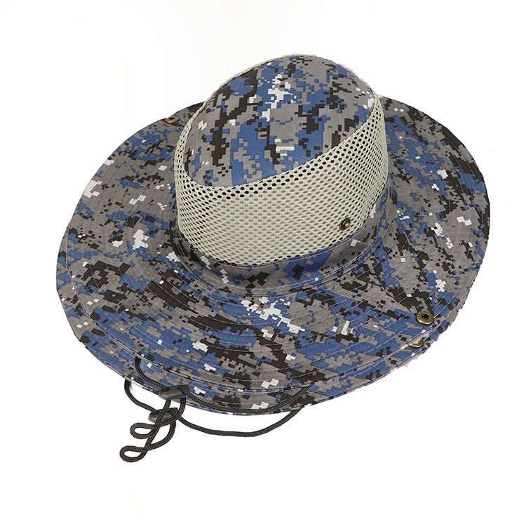Outdoor Hat Digital Camouflage Hat Fisherman Hat Fishing Hat Sun Visor Big Brim Hat Mountaineering Hat Benni Hat Korea - AMIR BAGS INDIA PRIVATE LIMITED