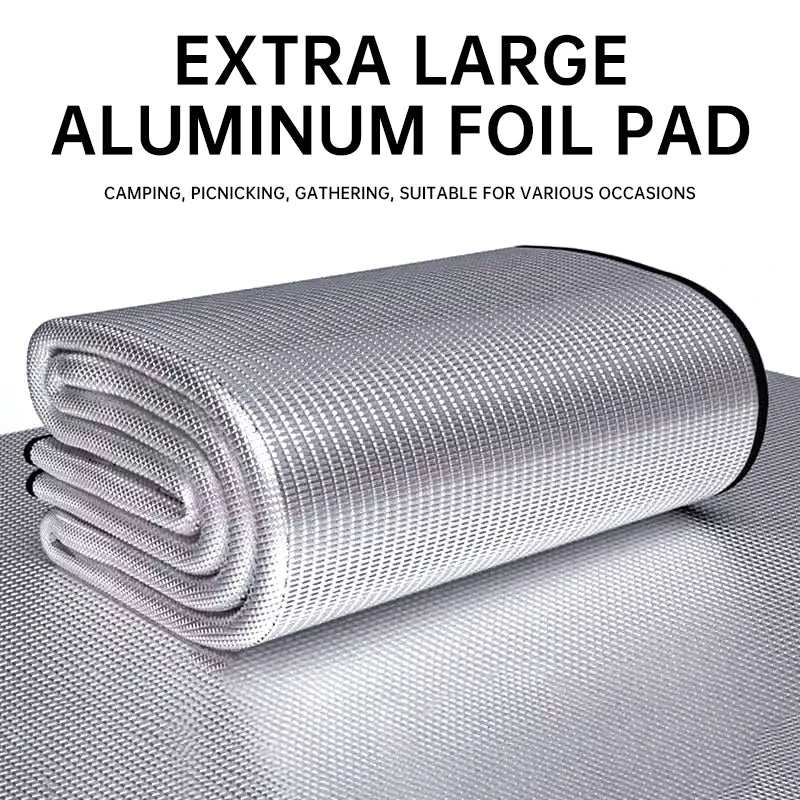 Outdoor Picnic Moisture - Proof Pad Double - Sided Thick Aluminum Film Waterproof Beach Mat Portable Tent Floor Mat Camping Mat - AMIR BAGS INDIA PRIVATE LIMITED