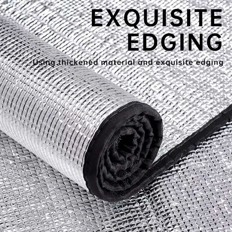 Outdoor Picnic Moisture - Proof Pad Double - Sided Thick Aluminum Film Waterproof Beach Mat Portable Tent Floor Mat Camping Mat - AMIR BAGS INDIA PRIVATE LIMITED
