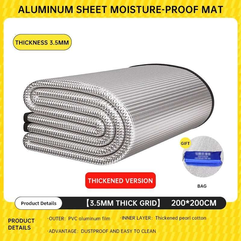 Outdoor Picnic Moisture - Proof Pad Double - Sided Thick Aluminum Film Waterproof Beach Mat Portable Tent Floor Mat Camping Mat - AMIR BAGS INDIA PRIVATE LIMITED