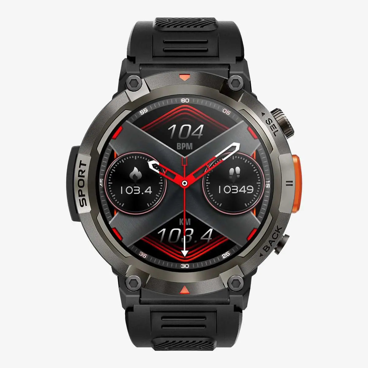 Outdoor Smartwatch Sports And HealthProduct information :Operation mode: touch+key.Material: zinc alloy+plastic oil-sprayed UV.Strap style: classic buckle typeCharging method: magnetic charging.WaterprDropshipmanAMIR BAGS INDIA PRIVATE LIMITEDnull