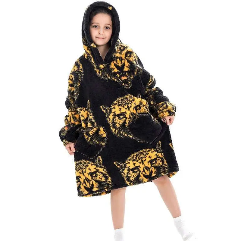 Oversized Thermal Sweatshirt Lazy Sweatshirt Kids - AMIR BAGS INDIA PRIVATE LIMITED