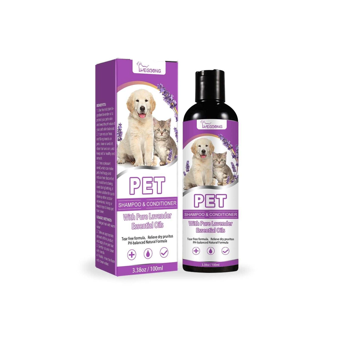 Pet Shampoo Pet Bath Relieve Skin Itching Hair Soft Non - knotted Shampoo - AMIR BAGS INDIA PRIVATE LIMITED