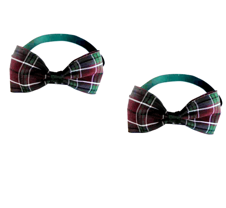 Plaid Pet Tie Cat Dog Scarf Accessories Pet Accessories - AMIR BAGS INDIA PRIVATE LIMITED
