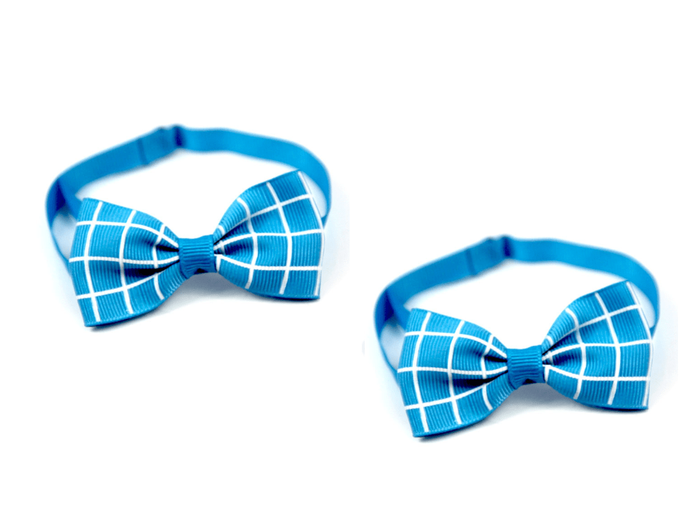 Plaid Pet Tie Cat Dog Scarf Accessories Pet Accessories - AMIR BAGS INDIA PRIVATE LIMITED