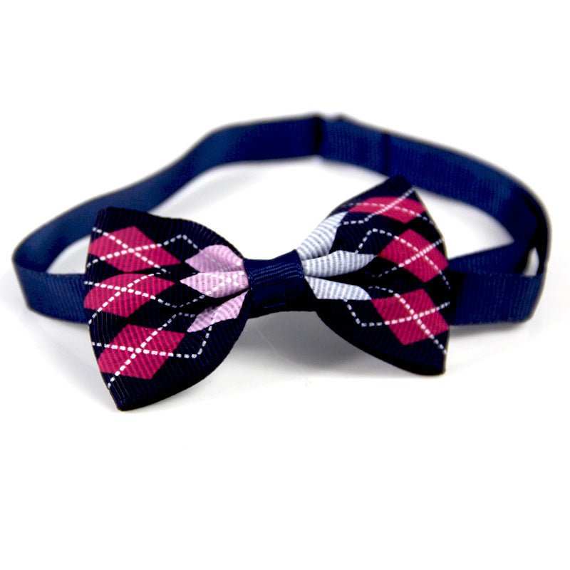 Plaid Pet Tie Cat Dog Scarf Accessories Pet Accessories - AMIR BAGS INDIA PRIVATE LIMITED