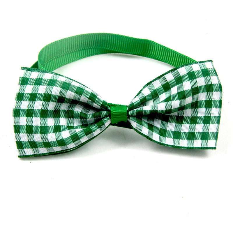 Plaid Pet Tie Cat Dog Scarf Accessories Pet Accessories - AMIR BAGS INDIA PRIVATE LIMITED