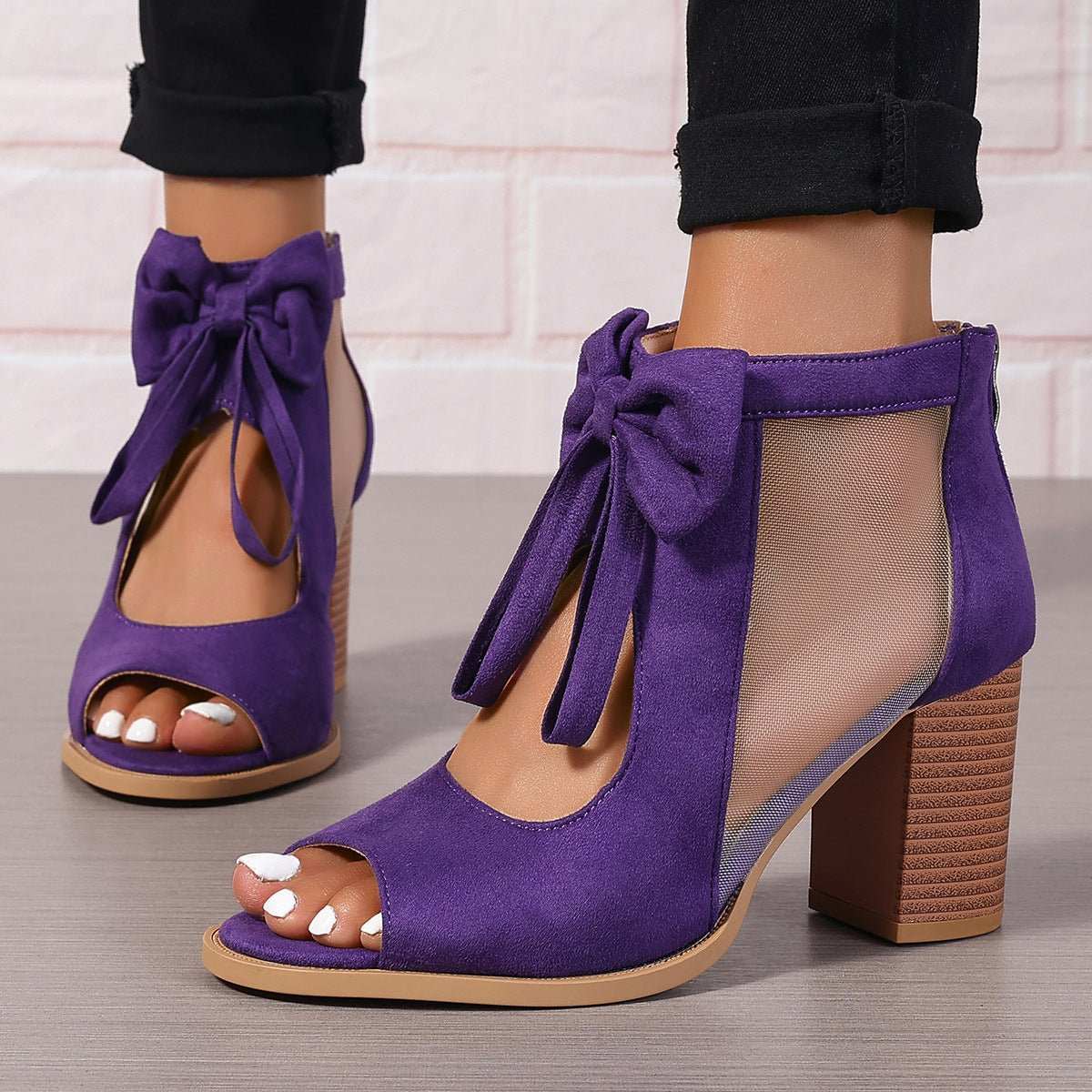 Platform Chunky High Heels Women's Sandals Bow Decoration Open Toe BloOverview:Unique design, stylish and beautiful.Good material, High quality.100% Brand New.A variety of colors, any choice.Comfortable to wear.Product information:LiniDropshipmanAMIR BAGS INDIA PRIVATE LIMITEDnull