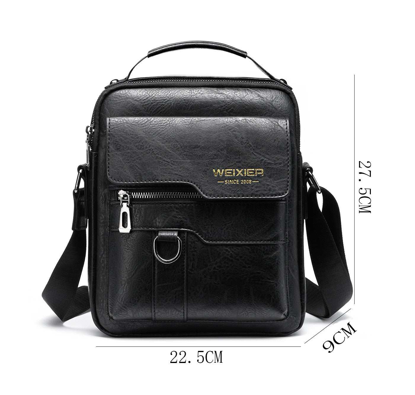 Popular Men's Messenger Bag One Shoulder Retro Business Backpack PU LeOverview:Unique design, stylish and beautiful.Good material, High quality.100% Brand New.A variety of colors, any choice.Product information:Lining texture: PolyesteDropshipmanAMIR BAGS INDIA PRIVATE LIMITEDnull