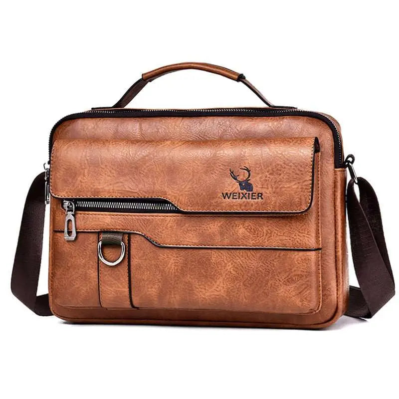 Popular Men's Messenger Bag One Shoulder Retro Business Backpack PU LeOverview:Unique design, stylish and beautiful.Good material, High quality.100% Brand New.A variety of colors, any choice.Product information:Lining texture: PolyesteDropshipmanAMIR BAGS INDIA PRIVATE LIMITEDnull