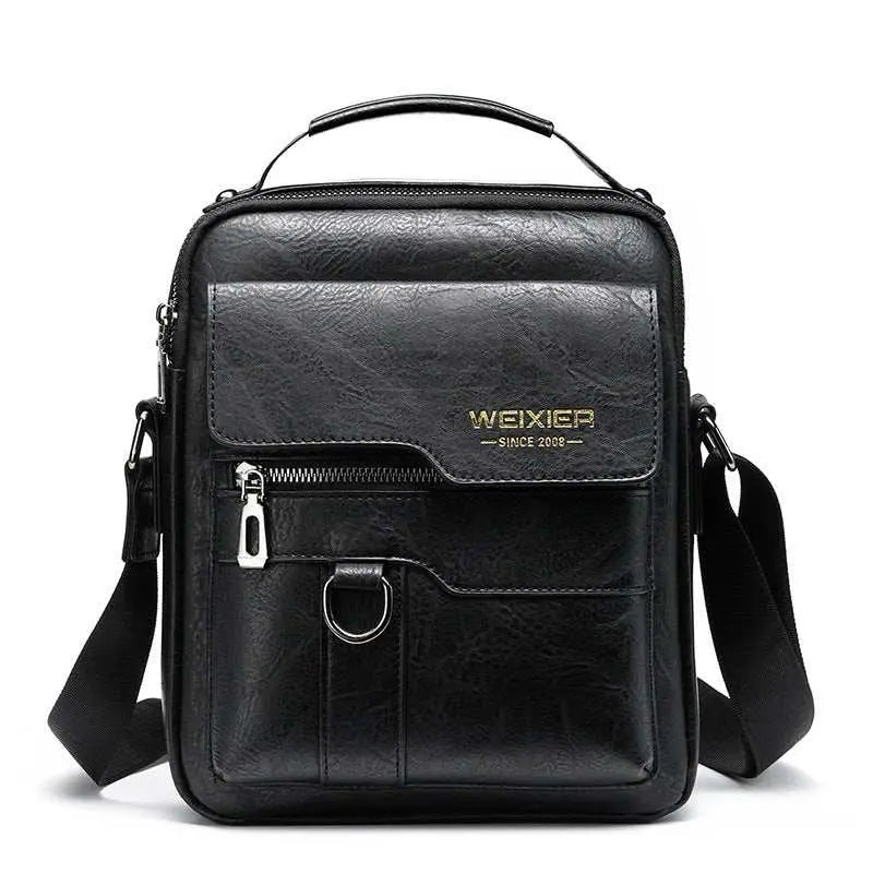 Popular Men's Messenger Bag One Shoulder Retro Business Backpack PU LeOverview:Unique design, stylish and beautiful.Good material, High quality.100% Brand New.A variety of colors, any choice.Product information:Lining texture: PolyesteDropshipmanAMIR BAGS INDIA PRIVATE LIMITEDnull